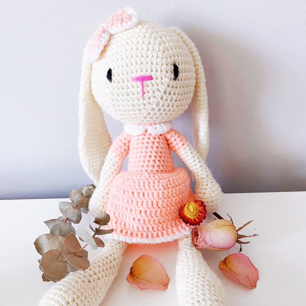 Sweet Handmade Crochet Bunny